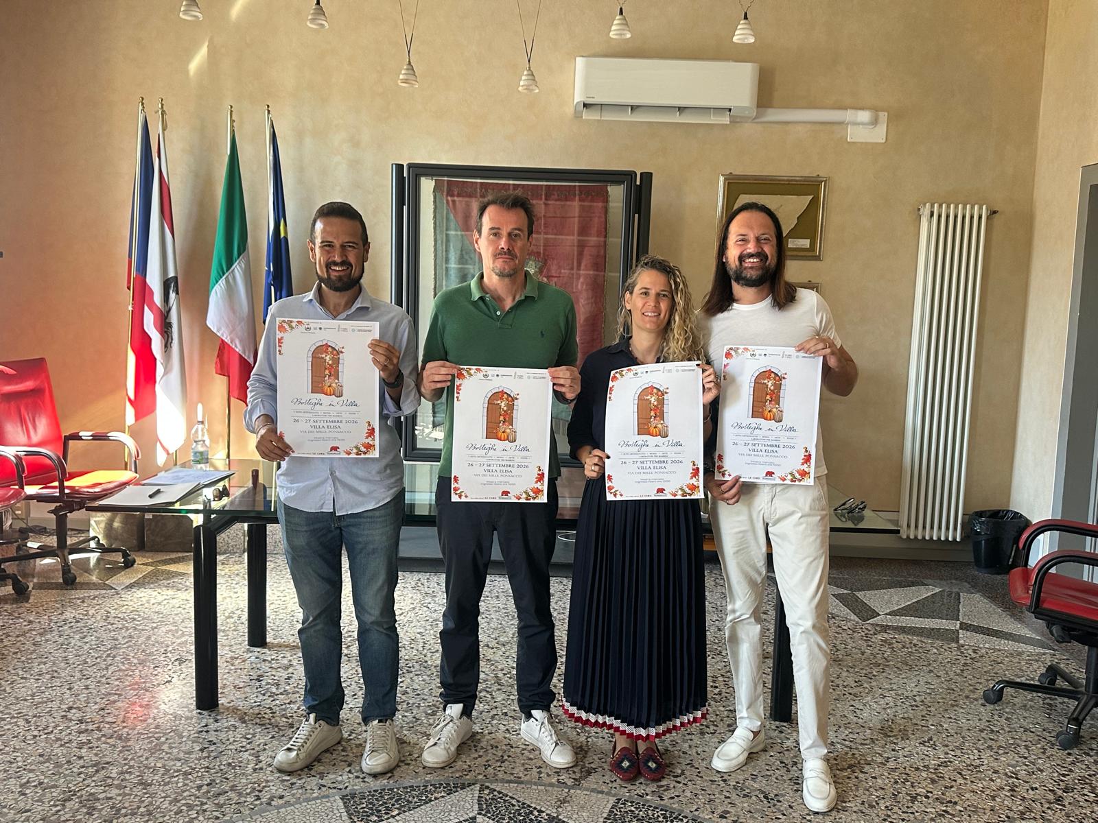 La presentazione della II edizione di Botteghe in Villa a Ponsacco
